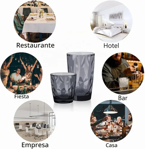 Vista 8 de Topsky Vasos de plástico reutilizables, a prueba de roturas, vasos de plástico irrompibles, vasos de vino acrílicos para bebidas en el hogar, picnic