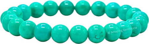 Vista 892 de Amazing Gemstone Crystal Bracelet for Women Men's Gifts - Protection Healing Crystal Bracelet - 8mm Gemstone Beaded Stretchable Bracelet Pulseras