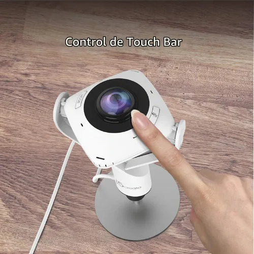 Vista 6 de j5create Cámara web de reunión de 360 grados - Cámara de videoconferencia HD de 1080P con micrófono de alta fidelidad, USB-C
