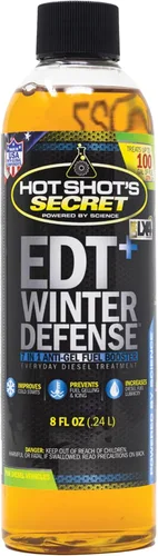 Vista 8 de Hot Shot's Secret EDT+ Winter Defense, aditivo de combustible diésel 7 en 1 anti-gel - Previene la gelificación, protege el sistema de combustible