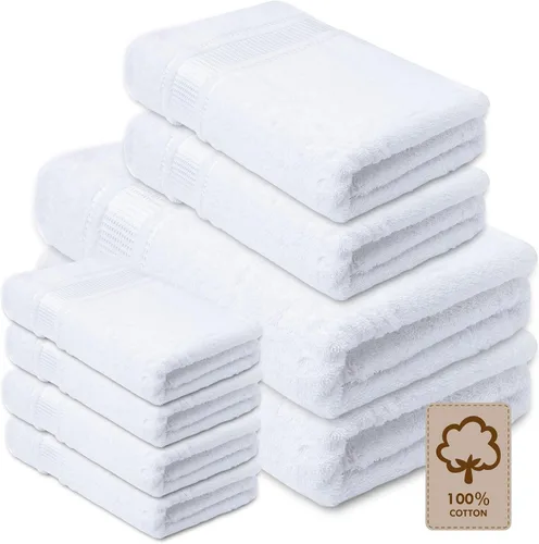 Vista 36 de Melissa Linen, Toalla de baño, 100% algodón turco para baño, toalla de ducha absorbente, de secado rápido, duradera y suave, 35 x 60 pulgadas Azul