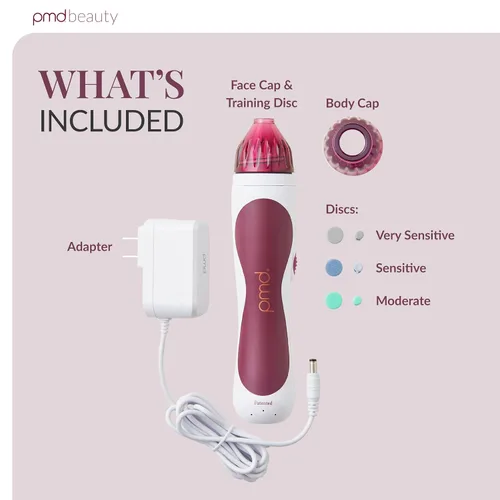 Vista 7 de PMD Beauty Personal Microderm Classic - Uso en el hogar, herramienta exfoliante facial, kit de máquina de microdermoabrasión para el cuidado