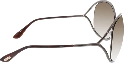 Vista 2 de Tom Ford anteojos de sol Miranda café ft013036F 68
