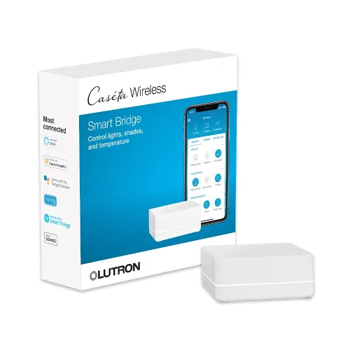 Vista 6 de Lutron Caseta - Repetidor inteligente de hub de iluminación inteligente, expande el alcance de Caseta hasta 60 pies, funciona con Alexa, Apple