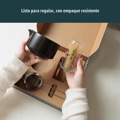 Vista 2 de Juego completo de ceremonia de té Matcha Naoki Matcha