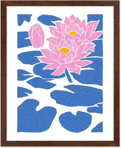 Vista 9 de Poster Master Póster de gato – Estampado floral retro – Arte de flores – Arte colorido de gato – Arte bohemio chic – Arte abstracto genial – Arte