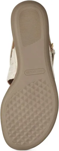 Vista 5 de Aerosoles Sandalias planas AWA para mujer, 9, Marfil