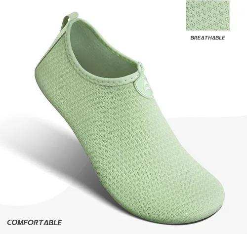 Vista 2 de SAYOLA - Zapatos acuáticos para natación, playa, piscina, yoga y surf, con secado rápido, sensación descalza y estilo calcetín (SB001)