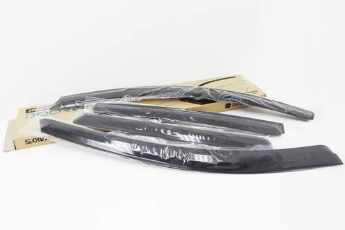 Vista 2 de AUTOCLOVER - Deflector de visera ahumada para ventana, protector de ventilación de lluvia y sol, compatible con Captiva Sport 2012-2015