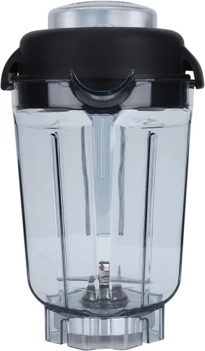 Vista 7 de Contenedor de licuadora de 32 onzas transparente con tapa de cuchilla, accesorios de repuesto para contenedor Vitamix compatible con máquinas
