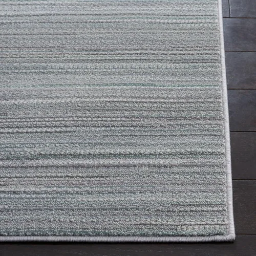 Vista 4 de SAFAVIEH Herat Collection - Alfombra de pasillo, 2 x 8 pies, marfil y gris oscuro, no desprende pelusa y de fácil cuidado, ideal para zonas de alto
