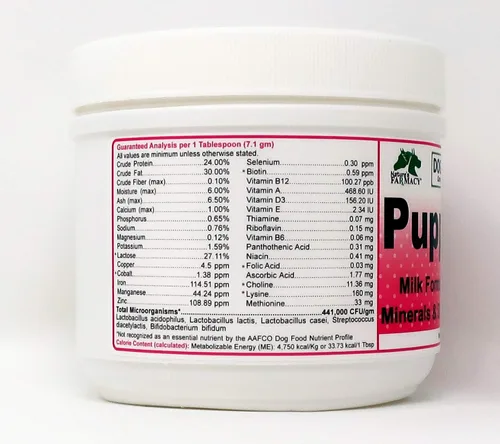 Vista 2 de Dogzymes Puppy-Bac - Sustituto de leche formulado con las proporciones adecuadas de proteínas, grasas y nutrientes para cachorros en crecimiento