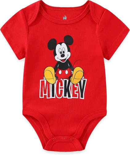Vista 5 de Disney Mickey Mouse, Lion King y Winnie the Pooh Baby Boys Paquete de 5 mamelucos para recién nacidos y bebés