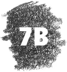 Vista 5 de Staedtler Mars Lumograph 7B Lápiz de dibujo de grafito, suave, resistente a la rotura, 12 unidades, 100-7B