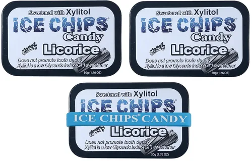Vista 22 de ICE CHIPS Latas de caramelo de xilitol (Clove Plus, paquete de 3) - Incluye banda como se muestra
