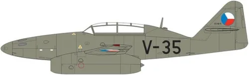 Vista 10 de Airfix Messerschmitt Me 262B-1a 1:72 Kit de modelo de plástico para aviones militares A04062