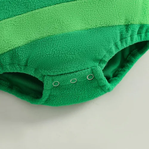 Vista 6 de Disfraz de oruga hambrienta de Halloween para bebés, niños y niñas, traje a Verde-1