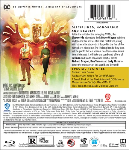Vista 3 de Batman Soul of the Dragon (Blu-ray)