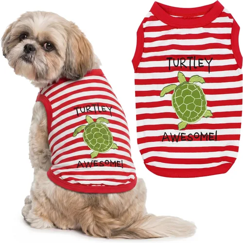 Vista 22 de Parisian Pet Camisa para perro – Camisas 100% algodón para perros pequeños – Chaleco negro sin mangas para cachorros – Ligero y transpirable Mejor