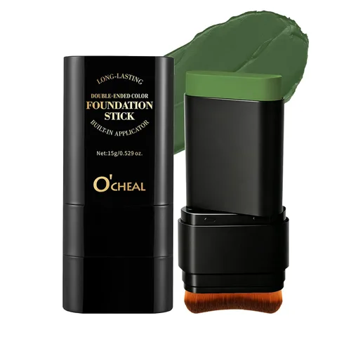 Vista 10 de O'CHEAL Pintura facial y corporal en barra, maquillaje de disfraz de 02# blanco