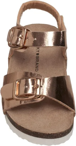 Vista 6 de Lucky Brand Sandalias unisex para niños Blanc de 2 correas para niños pequeños