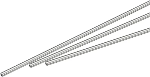 Vista 85 de Uxcell Tubo capilar de acero inoxidable 304, OD 0.4 mm x 0.1 mm de grosor de pared, 250 mm de longitud, tubo metálico para maquinaria industrial