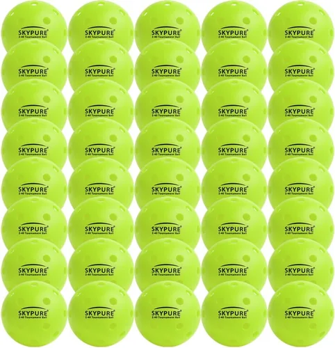 Vista 8 de Pelotas de pickleball Z40 para exteriores – Aprobado por USAPA de 40 hoyos de una sola pieza sin costuras para jugar en torneos, entrenamiento y 1