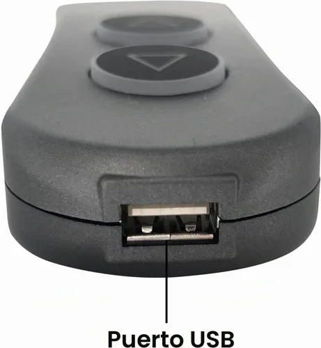 Vista 2 de Sillas elevadoras reclinables eléctricas 2 botones 5 clavijas controlador de teléfono remoto control de mano con USB y retroiluminación