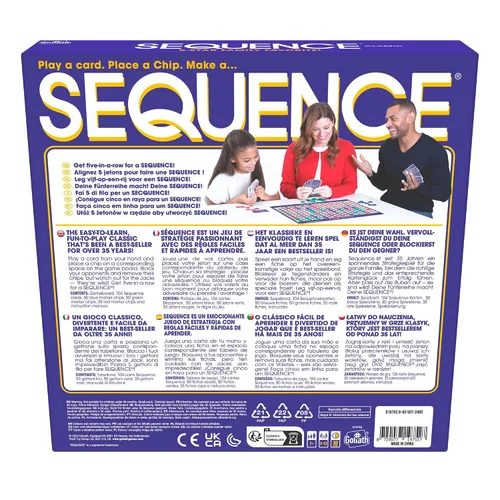 Vista 2 de Juego "Sequence", - Blanco