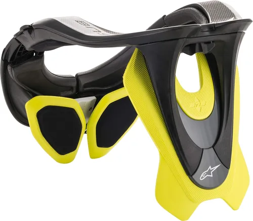 Vista 2 de Alpinestars Bns Tech-2 para hombre, negro amarillo fluo, XS/M