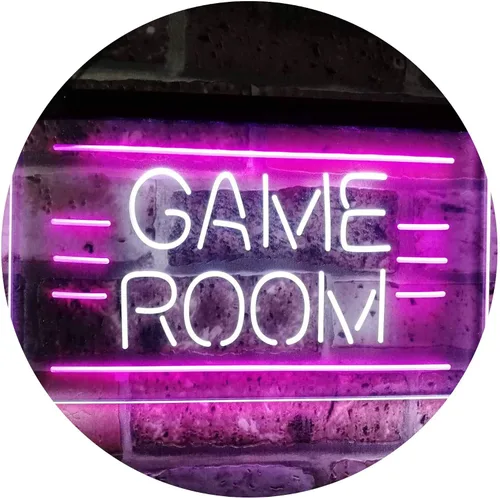 Vista 10 de ADVPRO Game Room Man Cave Bar Display Dual Color LED Neon Sign Azul y Rojo 12 "x 8.5" st6s32-i2338-br azul y Red