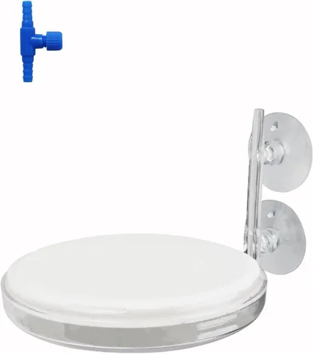 Vista 10 de Upettools Kit de Piedra de Aire para Acuario de 1.4 Pulgadas Piedra de Burbujas Nano para Tanque de Peces con Válvula de Control Difusor de Oxígeno