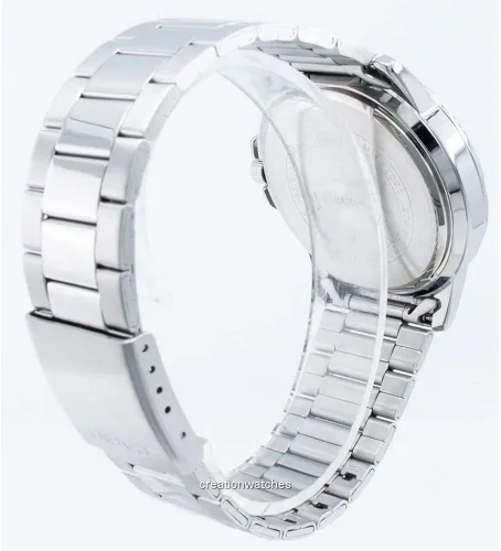 Vista 2 de Casio MTP-VD01D-1E2V - Reloj deportivo analógico casual de acero inoxidable para hombre