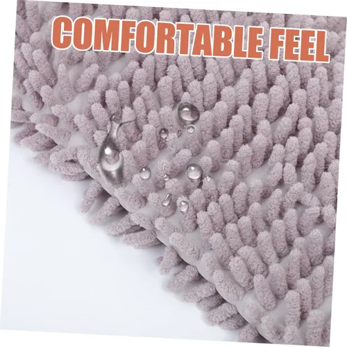 Vista 4 de Cabilock Tapete de baño de felpilla antideslizante absorbente para puerta interior, tapete de baño absorbente de agua, tapete de baño de cocina