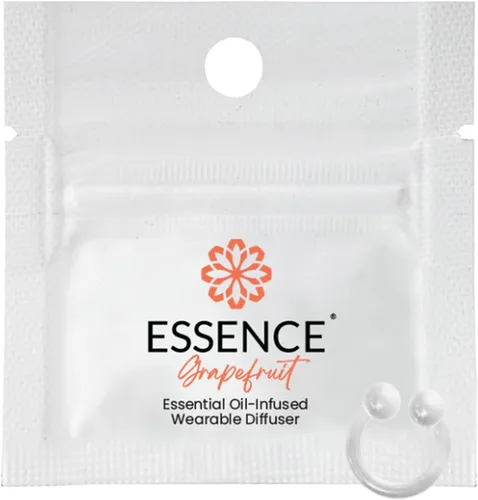 Vista 19 de Essence - Difusor nasal de aromaterapia portátil, anillo de nariz de aceite esencial de bergamota, inhalador de silicona para apoyo del estrés