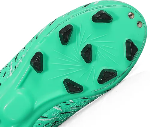 Vista 2 de Zapatos de fútbol unisex para niños y niñas, para terreno firme (niños pequeñosniños grandes)
