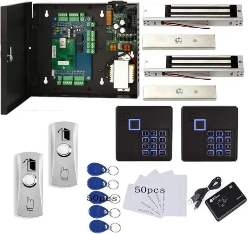 Vista 12 de TCP/IP Sistema de Control de Acceso para una Puerta con Tarjeta/Llavero/Código PIN, Registro de Historial de Entradas, Bloqueo Magnético, Lector