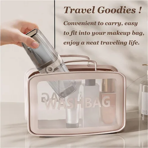 Vista 5 de Estuche de viaje para cepillo de dientes, soporte portátil para cepillos de dientes, funda multifuncional para cepillos de dientes, adecuada