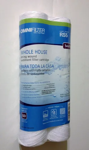 Vista 2 de OMNIFilter RS5-DS - Cartucho de filtro universal para toda la casa, paquete de 2