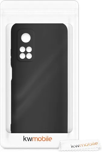 Vista 7 de kwmobile Funda compatible con Xiaomi Mi 10T/Mi 10T Pro - Funda protectora de silicona TPU suave y delgada - Negro mate