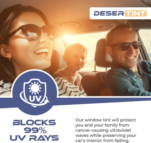 Vista 4 de Película de tinte precortada para ventanas de coches - Kit de ventanas tintadas precortadas para automoción - Película de protección solar 5%, 20%