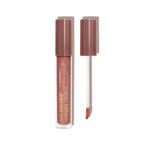 Vista 23 de Manteca de Karité Lip Gloss de lato brillo L.A. Colors, de 0,14 onza, Bebé Pastelillos (Baby Cakes)