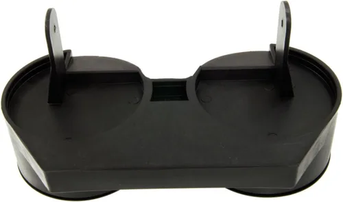 Vista 3 de Consola central doble portavasos y bandeja de cambio compatible con C3 Corvette 1968-1982: negro mate, capacidad para latas, botellas o tazas