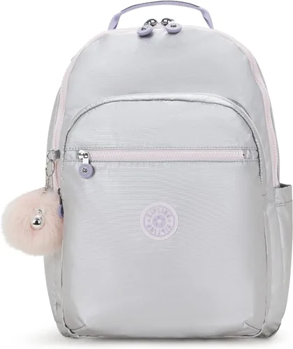 Vista 50 de Kipling Seúl - Mochila pequeña para tableta, diseño de flores acuáticas, talla única