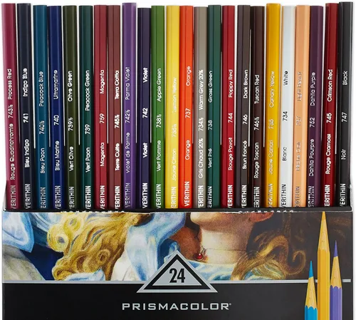 Vista 8 de Prismacolor 2476 Verithin Lápices de Colores, Colores Surtidos, 12