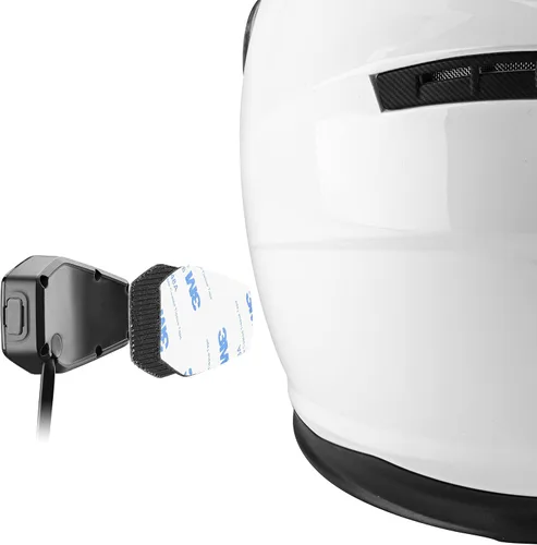 Vista 5 de INTERPHONE UCOM3 - Sistema de comunicación Bluetooth para motocicleta - 2 conductores de hasta 500 Mt de alcance - Batería 10 horas - Cascos