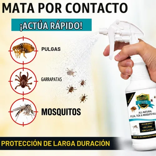 Vista 3 de Asesino de pulgas, garrapatas y mosquitos totalmente natural - 128 oz galón