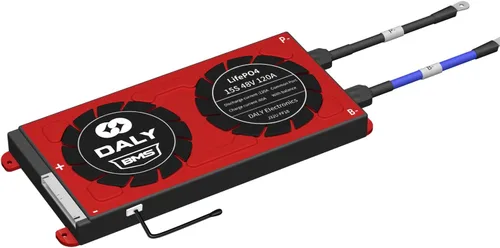 Vista 35 de DALY BMS Smart BMS 48V LiFePO4 30A 15S Batería de litio PCB placa de protección con cables de equilibrio para 18650 LiFePO4 3.2V batería de celdas