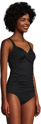 Vista 3 de Lands End Traje de baño tankini con cuello en V y control de abdomen para mujer resistente al cloro Multi 16