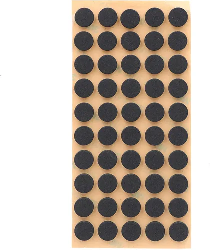 Vista 4 de Almohadillas de espuma EVA para muebles, 3/8 pulgadas de diámetro, redondas, 3M, autoadhesivas, protegen gabinetes de cocina, cajones, escritorios